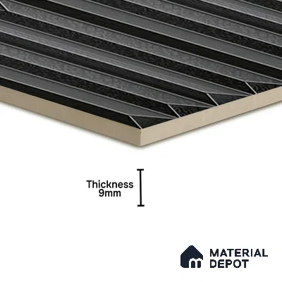 Faux Subway  Tile TL 07242 Crayon 4002 Granula 1 ft x 1 ft Ceramic Matte Finish - 9 mm  | 2 mm Spacer is Mandatory | Please Expect a Slight Variation of Pattern (Sample)